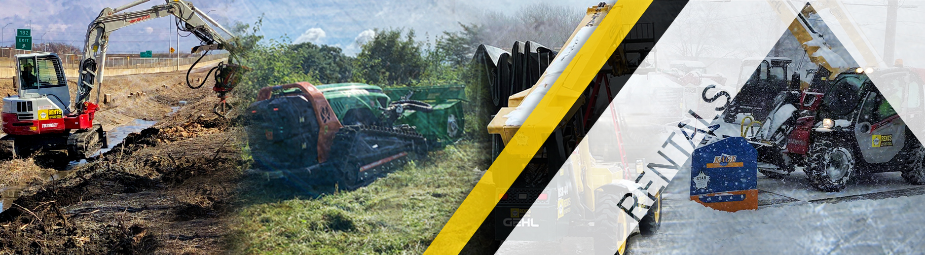 skid loaders, track loaders, telehadlers, air compressors, and more for rent in iowa.